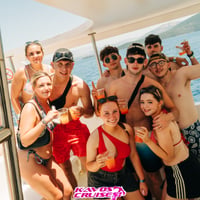 Kavos Booze Cruise at Quayside Village, Kavos, 19 July 2025