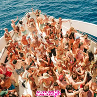 Kavos Booze Cruise at Quayside Village, Kavos, 19 July 2025