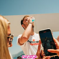 Kavos Booze Cruise at Quayside Village, Kavos, 19 July 2025