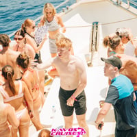 Kavos Booze Cruise at Quayside Village, Kavos, 21 July 2025
