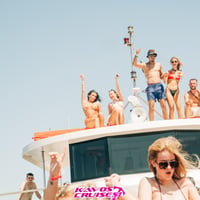 Kavos Booze Cruise at Quayside Village, Kavos, 24 July 2025
