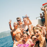 Kavos Booze Cruise at Quayside Village, Kavos, 24 July 2025