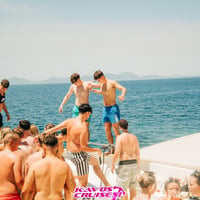 Kavos Booze Cruise at Quayside Village, Kavos, 24 July 2025