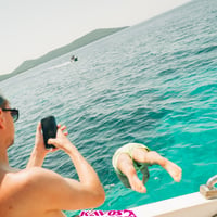 Kavos Booze Cruise at Quayside Village, Kavos, 26 July 2025