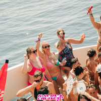 Kavos Booze Cruise at Quayside Village, Kavos, 26 July 2025