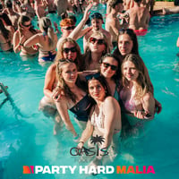 Oasis Pool Party at Oasis Pool Bar, Malia, 11 July 2025
