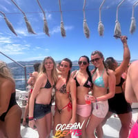 Ocean Beats Boat at Bus pick up point, Magaluf, 14 June 2026