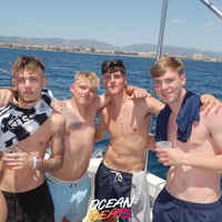 Ocean Beats Boat at Bus pick up point, Magaluf, 16 June 2026