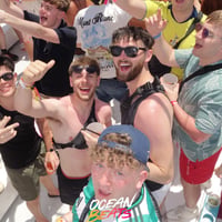 Ocean Beats Boat at Bus pick up point, Magaluf, 16 June 2026