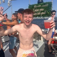 Ocean Beats Boat at Bus pick up point, Magaluf, 18 June 2026