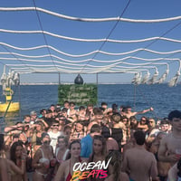 Ocean Beats Boat at Bus pick up point, Magaluf, 25 June 2026