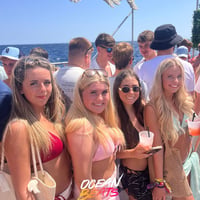 Ocean Beats Boat at Bus pick up point, Magaluf, 28 June 2026