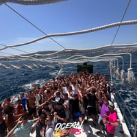 Ocean Beats Boat at Bus pick up point, Magaluf, 28 June 2026
