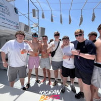 Ocean Beats Boat at Bus pick up point, Magaluf, 29 June 2026