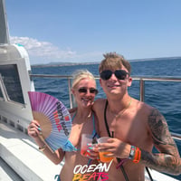 Ocean Beats Boat at Bus pick up point, Magaluf, 30 June 2026