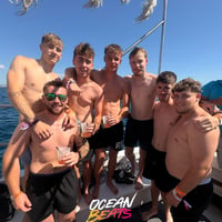 Ocean Beats Boat at Bus pick up point, Magaluf, 3 July 2026