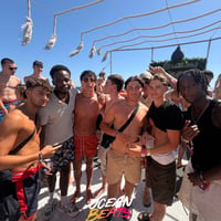 Ocean Beats Boat at Bus pick up point, Magaluf, 3 July 2026