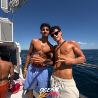 Ocean Beats Boat at Bus pick up point, Magaluf, 3 July 2026