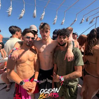 Ocean Beats Boat at Bus pick up point, Magaluf, 3 July 2026