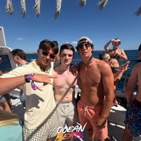 Ocean Beats Boat at Bus pick up point, Magaluf, 3 July 2026