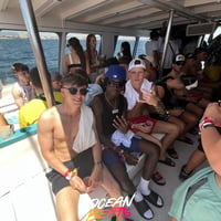 Ocean Beats Boat at Bus pick up point, Magaluf, 4 July 2026