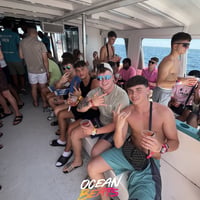 Ocean Beats Boat at Bus pick up point, Magaluf, 4 July 2026
