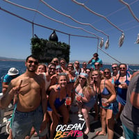 Ocean Beats Boat at Bus pick up point, Magaluf, 5 July 2026