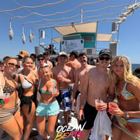 Ocean Beats Boat at Bus pick up point, Magaluf, 5 July 2026