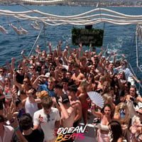 Ocean Beats Boat at Bus pick up point, Magaluf, 5 July 2026