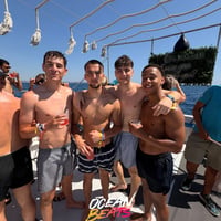 Ocean Beats Boat at Bus pick up point, Magaluf, 5 July 2026