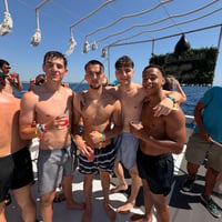 Ocean Beats Boat at Bus pick up point, Magaluf, 5 July 2026