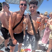 Ocean Beats Boat at Bus pick up point, Magaluf, 7 July 2026