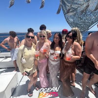 Ocean Beats Boat at Bus pick up point, Magaluf, 7 July 2026