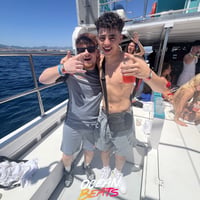 Ocean Beats Boat at Bus pick up point, Magaluf, 7 July 2026