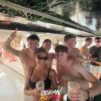 Ocean Beats Boat at Bus pick up point, Magaluf, 9 July 2026
