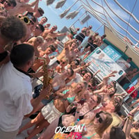 Ocean Beats Boat at Bus pick up point, Magaluf, 9 July 2026
