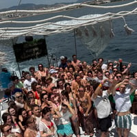 Ocean Beats Boat at Bus pick up point, Magaluf, 10 July 2026