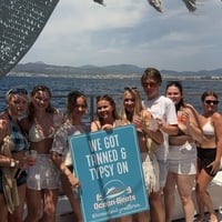 Ocean Beats Boat at Bus pick up point, Magaluf, 10 July 2026