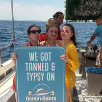 Ocean Beats Boat at Bus pick up point, Magaluf, 10 July 2026