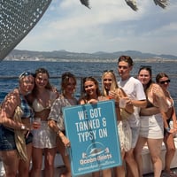 Ocean Beats Boat at Bus pick up point, Magaluf, 10 July 2026