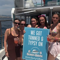 Ocean Beats Boat at Bus pick up point, Magaluf, 10 July 2026