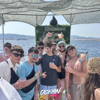 Ocean Beats Boat at Bus pick up point, Magaluf, 11 July 2026