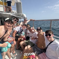 Ocean Beats Boat at Bus pick up point, Magaluf, 11 July 2026