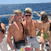 Ocean Beats Boat at Bus pick up point, Magaluf, 12 July 2026