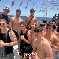 Ocean Beats Boat at Bus pick up point, Magaluf, 12 July 2026