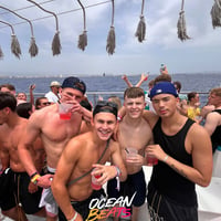 Ocean Beats Boat at Bus pick up point, Magaluf, 14 July 2026