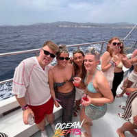 Ocean Beats Boat at Bus pick up point, Magaluf, 14 July 2026