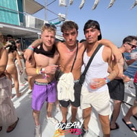 Ocean Beats Boat at Bus pick up point, Magaluf, 16 July 2026