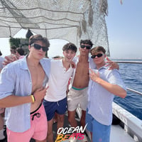Ocean Beats Boat at Bus pick up point, Magaluf, 16 July 2026