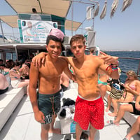 Ocean Beats Boat at Bus pick up point, Magaluf, 18 July 2026